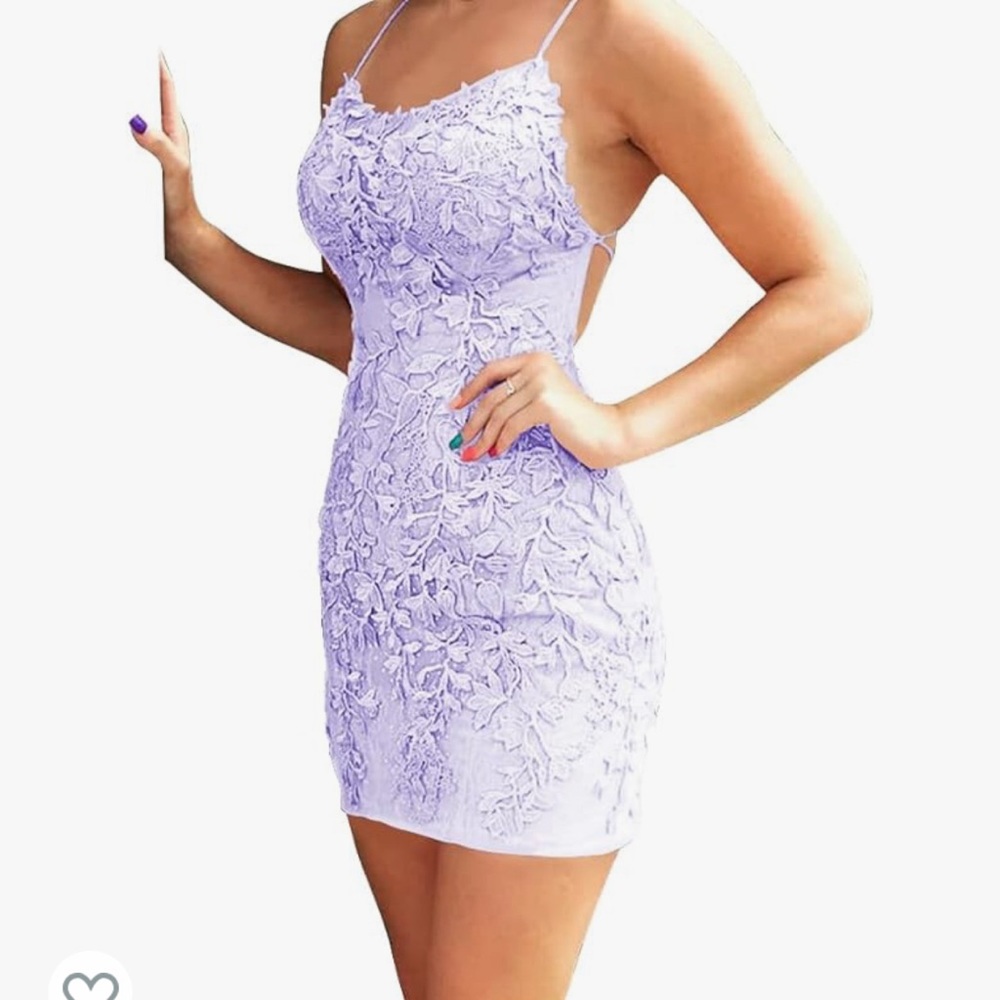 lavender Cocktail Dress